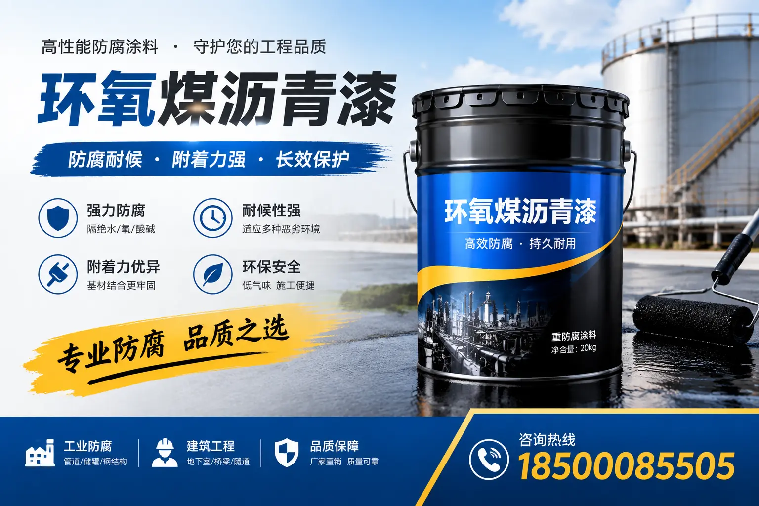 如何选择适合的环氧煤沥青漆?鸡西市场选型指南